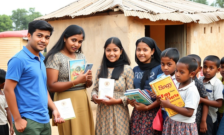 गरीब बच्चों के लिए शिक्षा सहायता शुरू